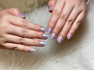 ショート カラー ミリ ネイルサロンのネイルデザイン