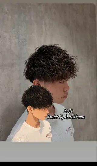 ショート パーマ メンズ 【メンズ特化美容師 】👑Yoshiyaのヘアスタイル