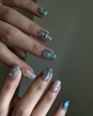 ネイル 草加ニュアンスネイル 🌚hersのネイルデザイン