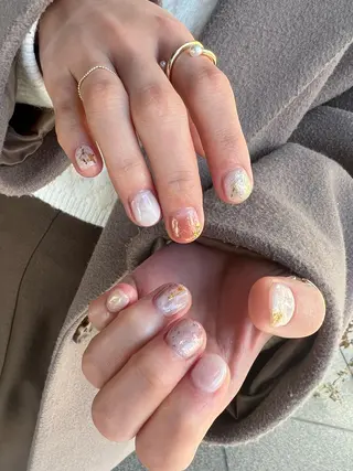 ネイル なぽ ❤︎長さだし / 韓国nailのネイルデザイン