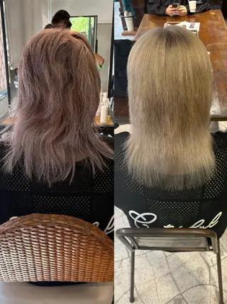 ブリーチ矯正髪質改善 ✨オオエタクミのヘアスタイル