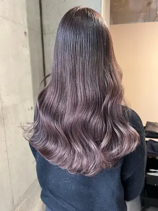 ロング カラー lani ブリーチ /ダブルカラーのヘアスタイル