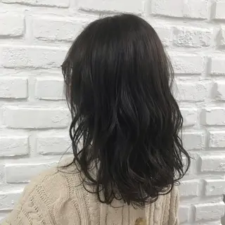 ミディアム カラー 【暖色カラー特化】 中山由梨のヘアスタイル
