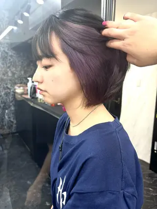 ショート カラー ハイトーン/エクステ 🧸MOE🧸のヘアスタイル