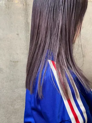 ロング カラー 前髪似合わせ | yukaのヘアスタイル