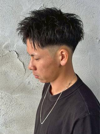 ショート メンズ 根本 陽斗のヘアスタイル