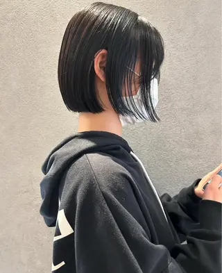 ショート 透明感カラー/ボブ 高野菜瑠のヘアスタイル