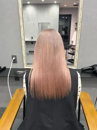 セミロング カラー 難波 海のヘアスタイル