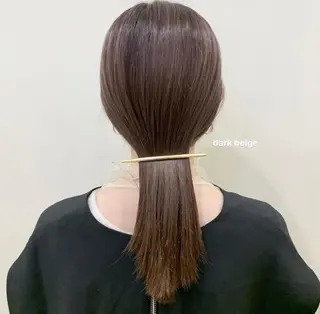 セミロング カラー ブリーチなしWカラー ／レイヤー🎀マリノのヘアスタイル