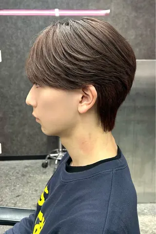 ショート カラー メンズ メンズスタイリスト 前田雄輝のヘアスタイル