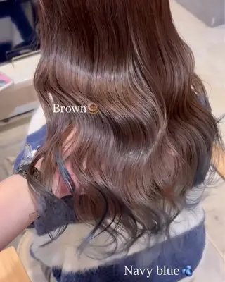 ロング カラー ハイトーン、カラー 特化⟡.·すわ☁️のヘアスタイル