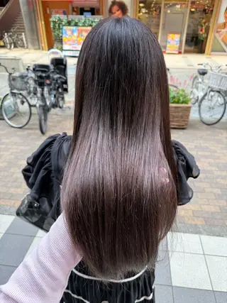 ロング カラー ✨艶髪✨ 奈須晴香のヘアスタイル