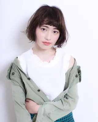 ショート ✂️小顔カット✂️ 山本有紀のヘアスタイル
