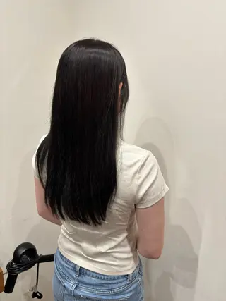ロング カラー 兼子莉彩 /暗髪🤎/暖色🍒のヘアスタイル
