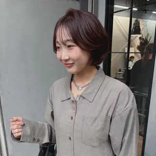 ショート メイ🩰ブリーチなし ダブルカラーのヘアスタイル
