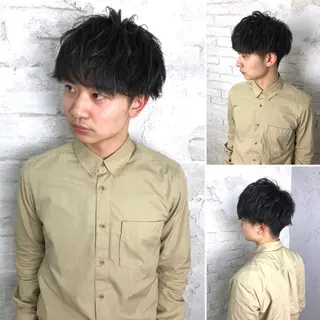 ショート パーマ メンズサロン IVY 池袋駅前店のヘアスタイル