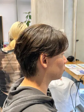 ショート パーマ メンズ 似合わせひなた🐥 elima調布のヘアスタイル