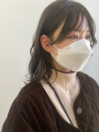 ミディアム カラー ヒラノホナミ 🫧艶髪🫧髪質改善のヘアスタイル