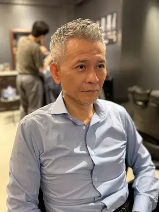 ショート satoshi THE MANのヘアスタイル