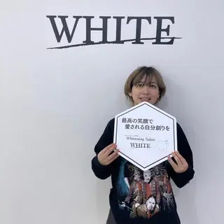 ショート カラー ヘアアレンジ メンズ ネイル マツエク・マツパ アイブロウ ホワイトニング専門店 WHITE岐阜店のエステ・リラクイメージ