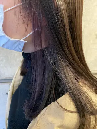 カラー おん眉美容師eMu✄ yuka‪🤍のヘアスタイル