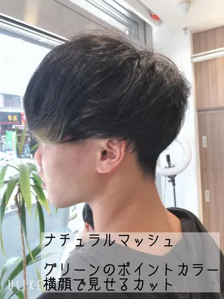ショート カラー ヘアアレンジ メンズ メンズパーマ特化/ メッシュ/薫/店長のヘアスタイル