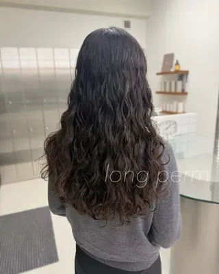 ロング パーマ 【表参道】Ruri デジタルパーマのヘアスタイル