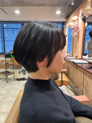 ショート くるみ🩰/ボブ レイヤー/暖色カラーのヘアスタイル