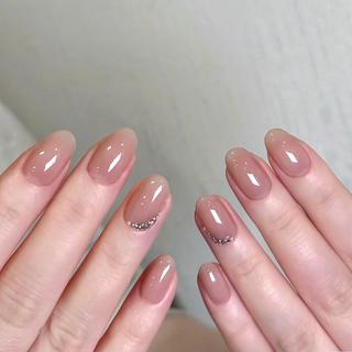 ネイル By moonネイル 🌷ワンホン/韓国風のネイルデザイン