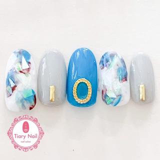 ネイル 💗🪽Tiary Nail🪽💗のネイルデザイン