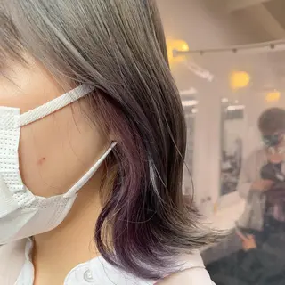 ロング カラー ヘアアレンジ 🩵 JURI🩵のヘアスタイル