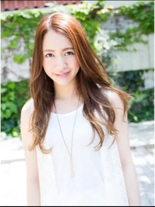 ロング カラー パーマ ヘアアレンジ マツエク・マツパ M字・前髪割れ 改善メンズ特化/栢沼のヘアスタイル