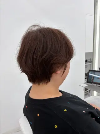 ショート パーマ 🌟似合わせショート No.1🌟ホノのヘアスタイル