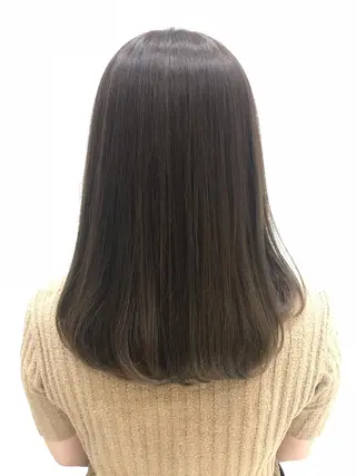 ミディアム カラー 髪質改善カラーリスト /根本雄貴のヘアスタイル