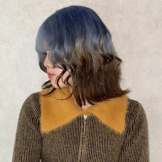 ショート カラー ★デザインカラー ハイトーン ももか★のヘアスタイル