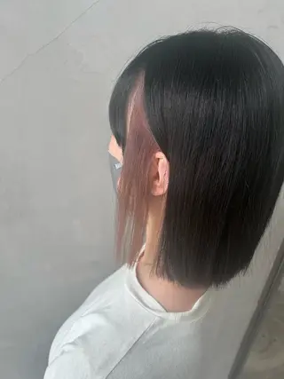 ミディアム Mao 🎀bob 赤み撃退🌿艶カラーのヘアスタイル