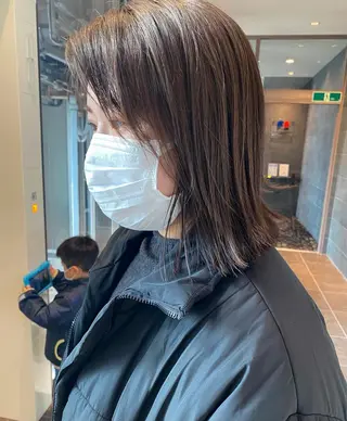 ショート カラー パーマ メンズ キッズ マツエク・マツパ 山本 銘子のヘアスタイル