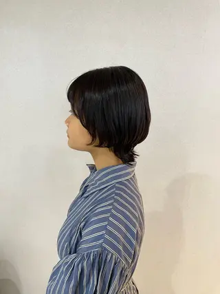 ミディアム ハナダ メイのヘアスタイル