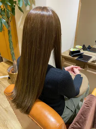 ロング カラー 田中 美沙希のヘアスタイル