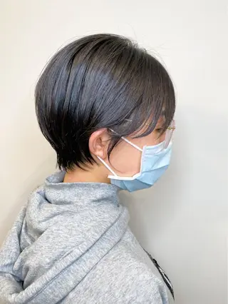 ショート レイヤーカットのプロ 大人ヘア宮森貴志のヘアスタイル
