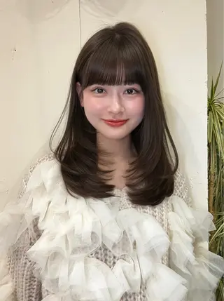 セミロング 🤎レイヤー艶カラー /AYAME🤎のヘアスタイル