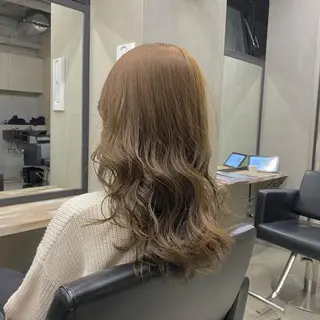 ロング カラー パーマ ヘアアレンジ 🤍透明感カラー🤍 Ryujiのヘアスタイル