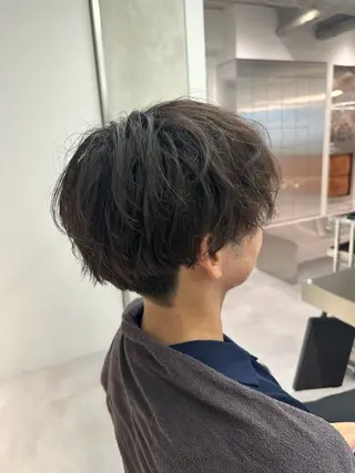 ショート パーマ メンズ ASUKA/メンズ パーマ特化/千歳烏山のヘアスタイル