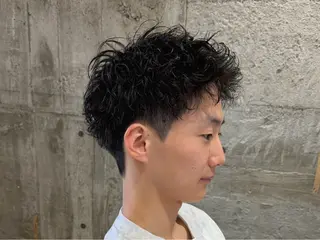 ショート パーマ メンズ 朝ラクパーマ 【SENA】のヘアスタイル