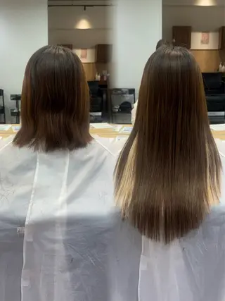 ロング ヘアアレンジ 髪質改善縮毛矯正/ エクステ/ひふみ🌛のヘアスタイル