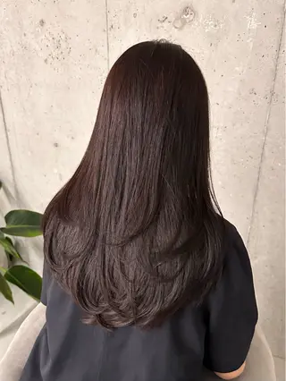 セミロング ✨ブリーチなし✨ 🫧透明感カラー🫧のヘアスタイル