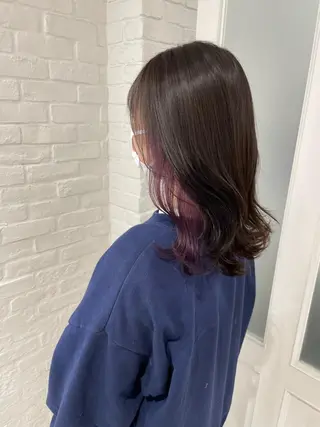 ミディアム 米津 優花のヘアスタイル