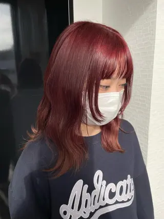 ロング カラー YUI/ ブリーチカラー🌷のヘアスタイル