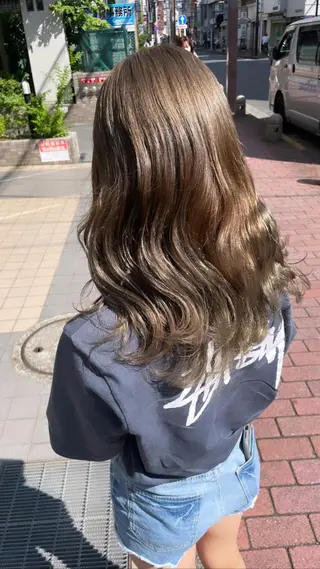 ロング カラー 町田ブリーチ特化 MANATOのヘアスタイル