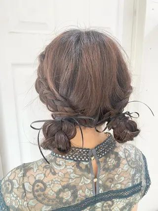 ヘアアレンジ uros.中目黒 moekaのヘアスタイル